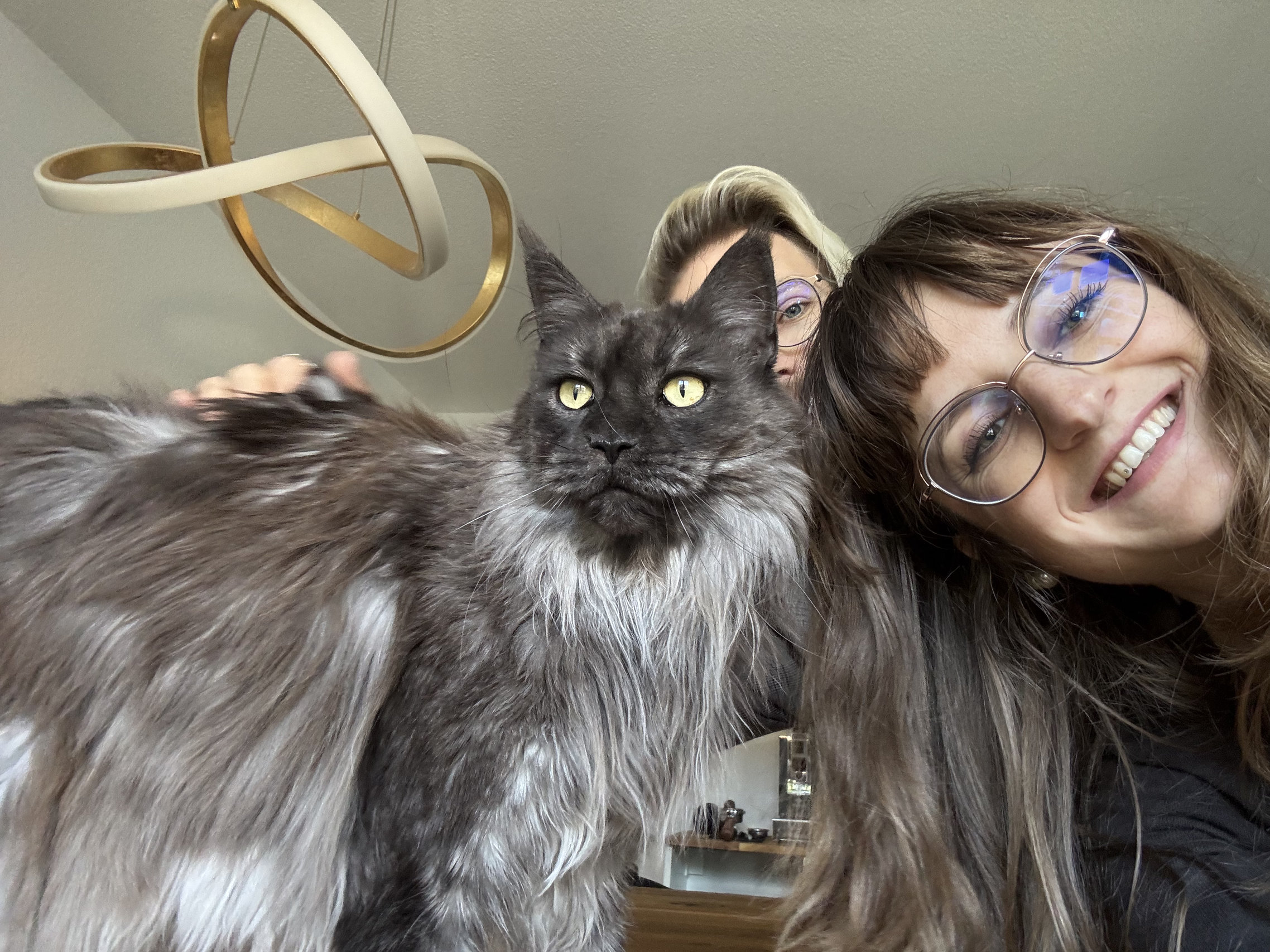 Selfie Shana mit Luna Selfie Shana mit Luna